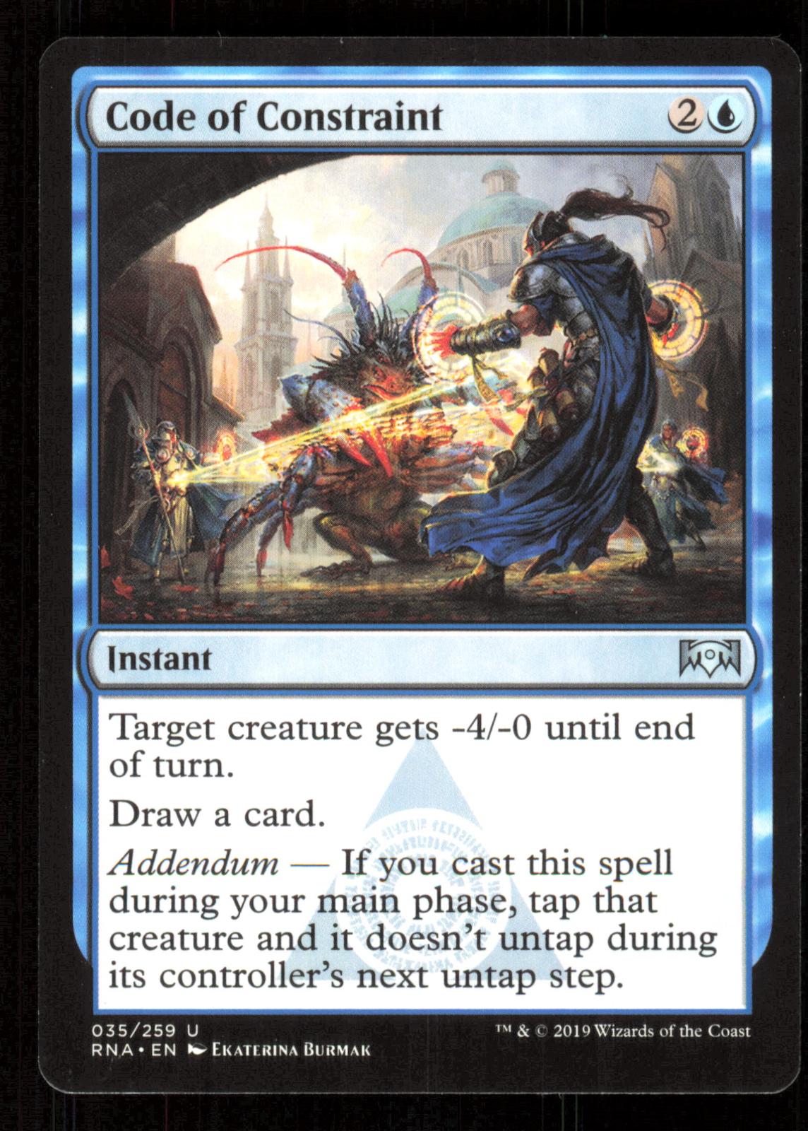 Code of Constraint 035/259 Uncommon The List Reprints Magic: The Gathering Near Mint (NM) przód