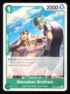 Meowban Brothers OP15-028 Uncommon Adventure on Kami's Island One Piece Near Mint (NM) przód