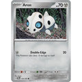 Aron 120/167 Common Twilight Masquerade Pokemon Lightly Played (LP) przód