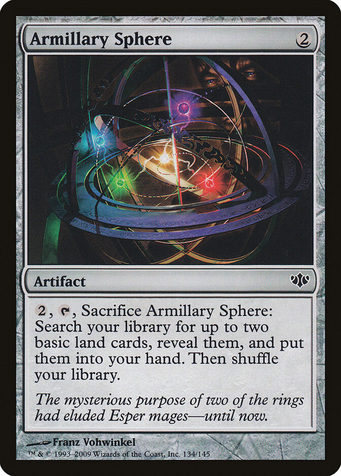 Armillary Sphere 134 Common Conflux Magic: The Gathering Lightly Played (LP) przód