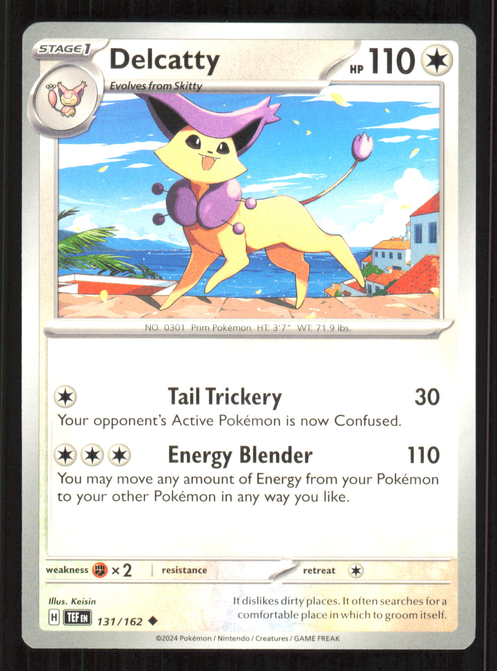 Delcatty Uncommon SV05: Temporal Forces 131/162 Near Mint (NM) przód