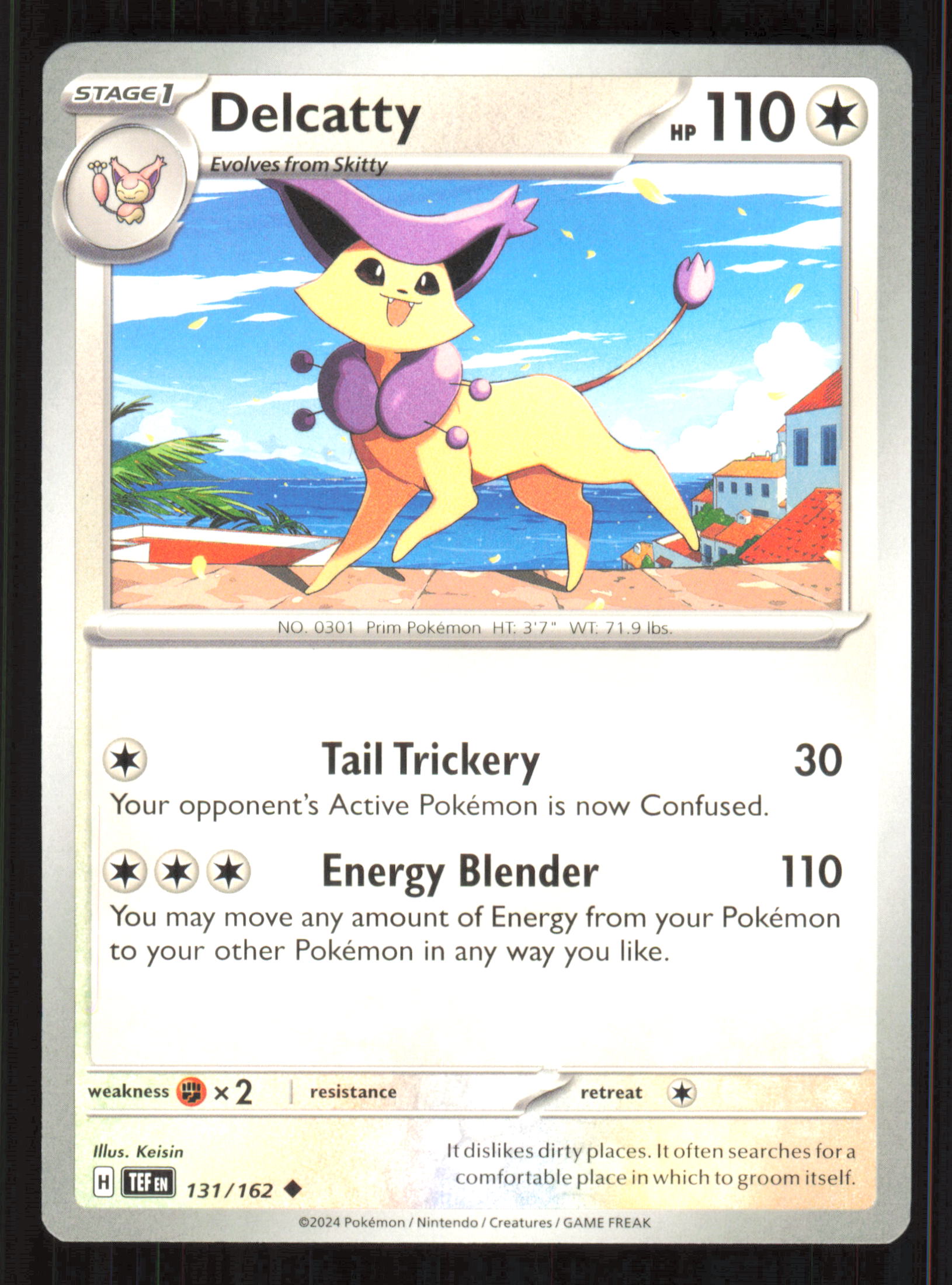 Delcatty Uncommon SV05: Temporal Forces 131/162 Near Mint (NM) przód