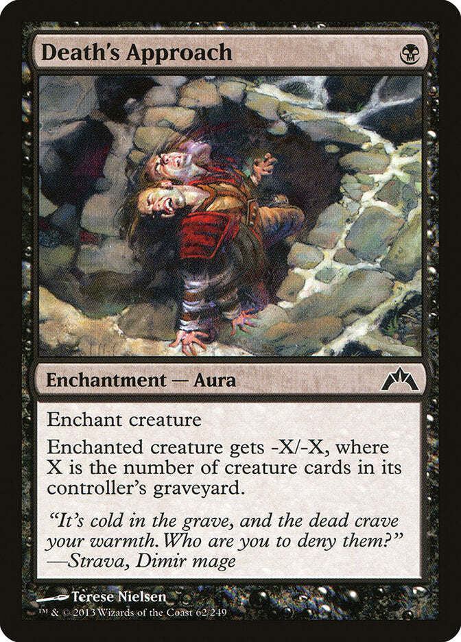 Death's Approach 62 Common Gatecrash Magic: The Gathering Near Mint (NM) przód
