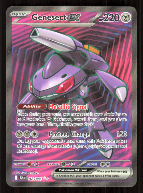 Genesect ex - Ultra Rare SV: Black Bolt 161/086 Near Mint (NM) przód