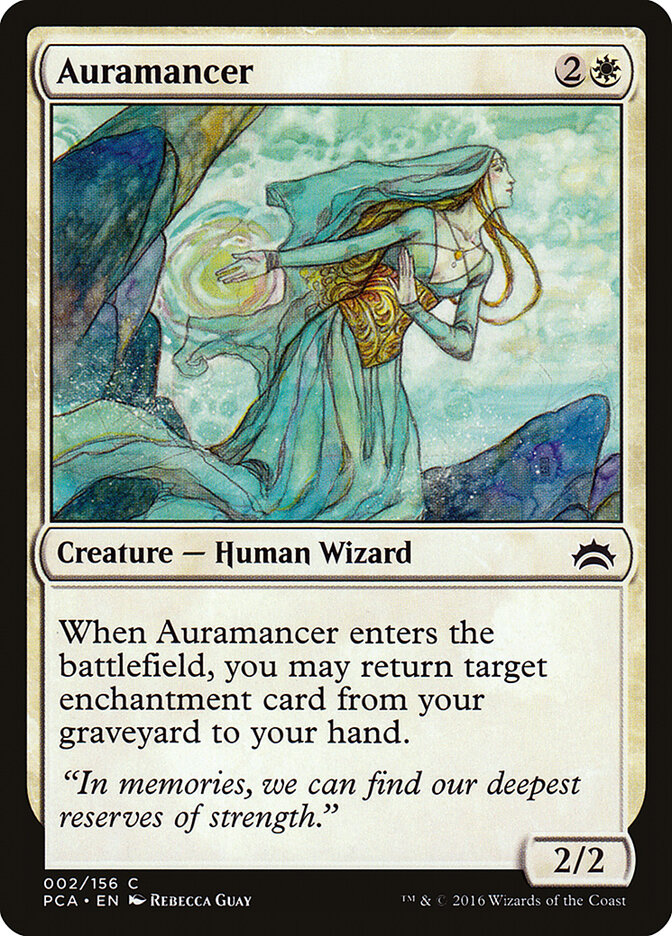 Auramancer 2 Common Planechase Anthology Magic: The Gathering Lightly Played (LP) przód