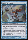 Caller of Gales 43 Common Zendikar Magic: The Gathering Foil Lightly Played (LP) przód