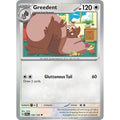 Greedent 132/159 Uncommon Journey Together Pokemon Reverse Holo Lightly Played (LP) przód