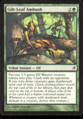 Gilt-Leaf Ambush 214 Common Lorwyn Magic: The Gathering Moderately Played (MP) przód