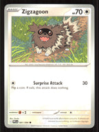 Zigzagoon Common ME02: Phantasmal Flames 081/094 Near Mint (NM) — przód