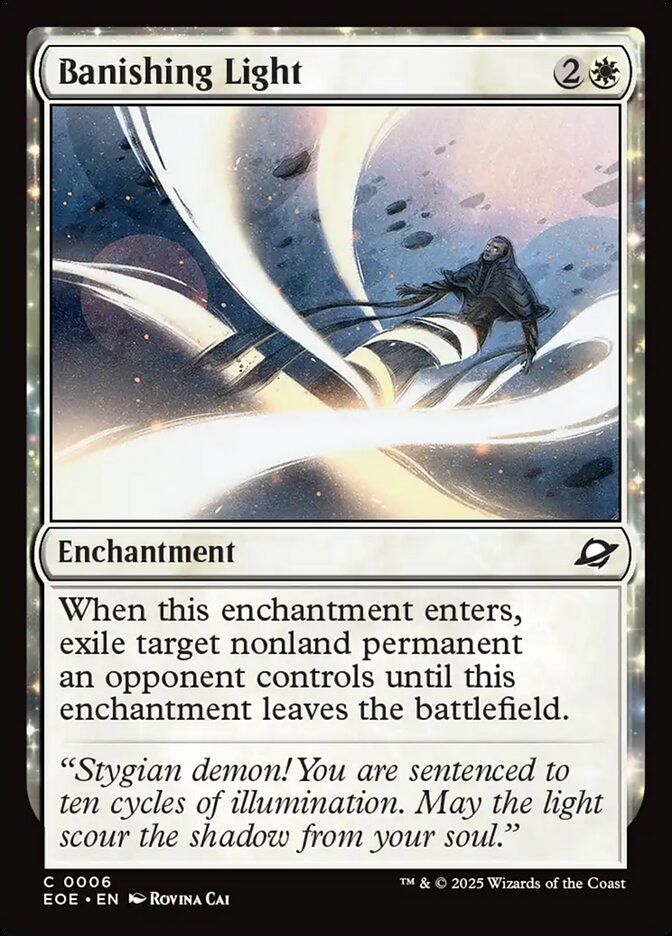 Banishing Light 6 Common Edge of Eternities Magic: The Gathering Near Mint (NM) przód