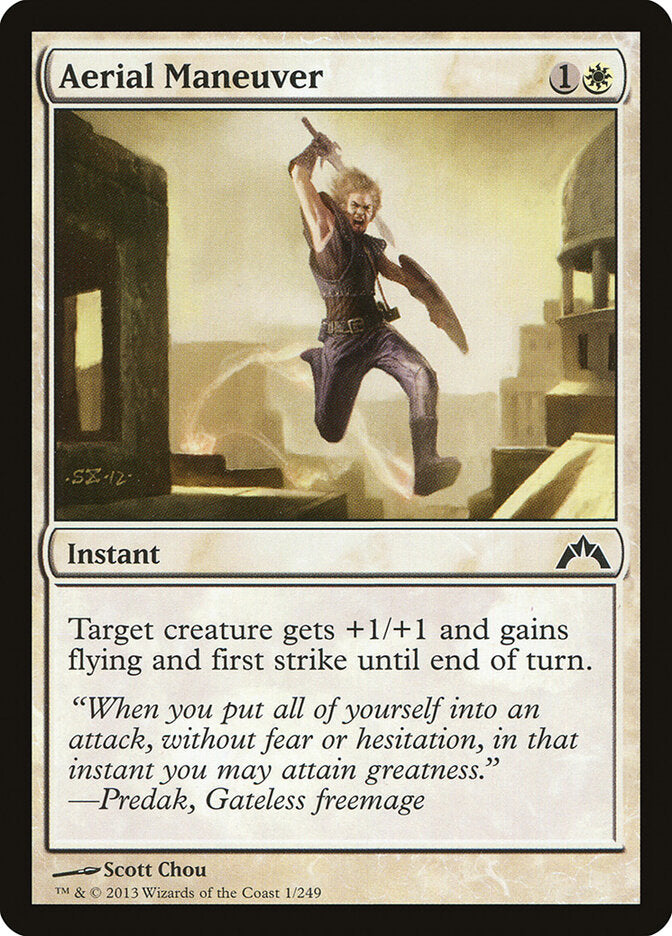 Aerial Maneuver 1 Common Gatecrash Magic: The Gathering Near Mint (NM) przód