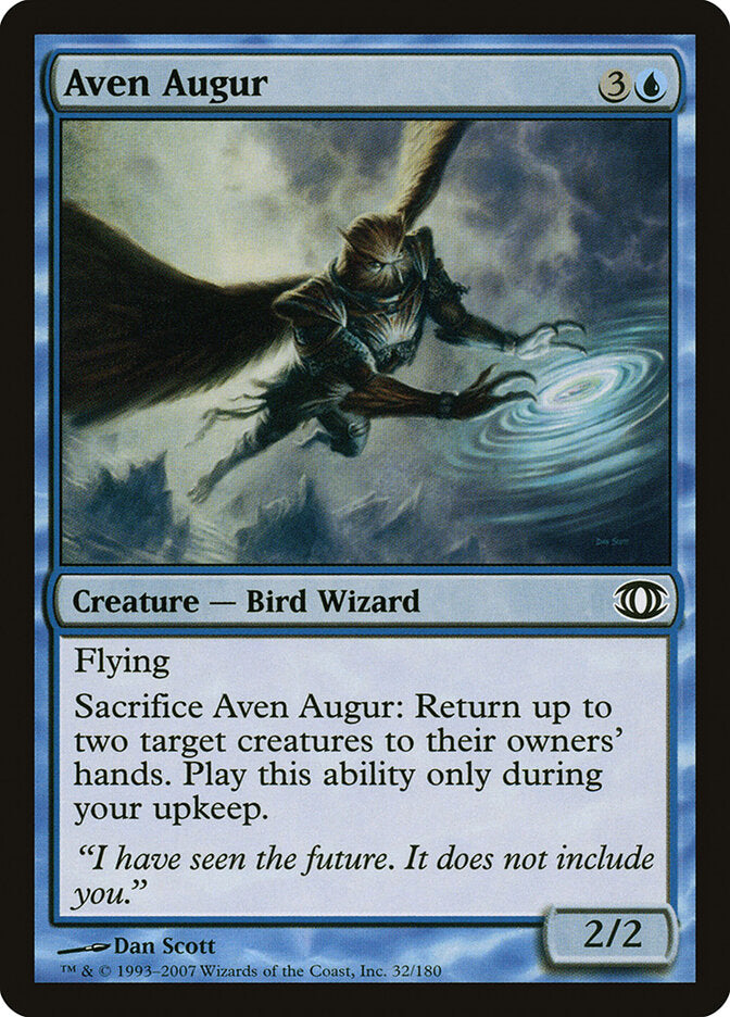 Aven Augur 32 Common Future Sight Magic: The Gathering Lightly Played (LP) przód
