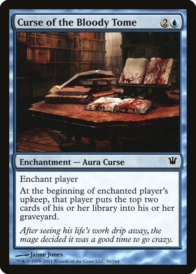 Curse of the Bloody Tome 50 Common Innistrad Magic: The Gathering Lightly Played (LP) przód