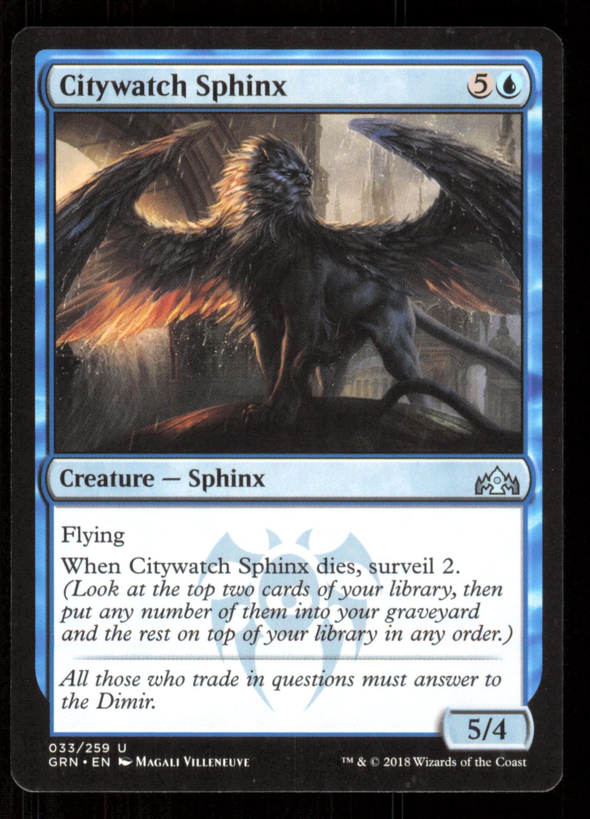 Citywatch Sphinx 33 Uncommon The List Reprints Magic: The Gathering Near Mint (NM) przód