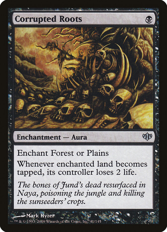 Corrupted Roots 41 Uncommon Conflux Magic: The Gathering Lightly Played (LP) przód