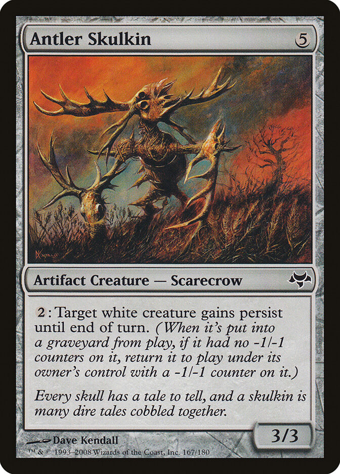 Antler Skulkin 167 Common Eventide Magic: The Gathering Lightly Played (LP) przód