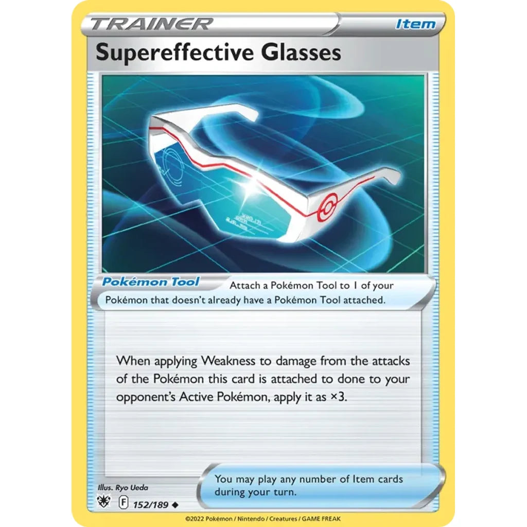 Supereffective Glasses 152/189 Uncommon Astral Radiance Pokemon Lightly Played (LP) przód