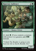 Raucous Audience 190 Common Avatar: The Last Airbender Magic: The Gathering Near Mint (NM) przód