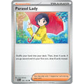 Parasol Lady 169/182 Common Paradox Rift Pokemon Reverse Holo Near Mint (NM) przód
