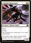 Ambush Paratrooper 3 Common The Brothers' War Magic: The Gathering Near Mint (NM) przód