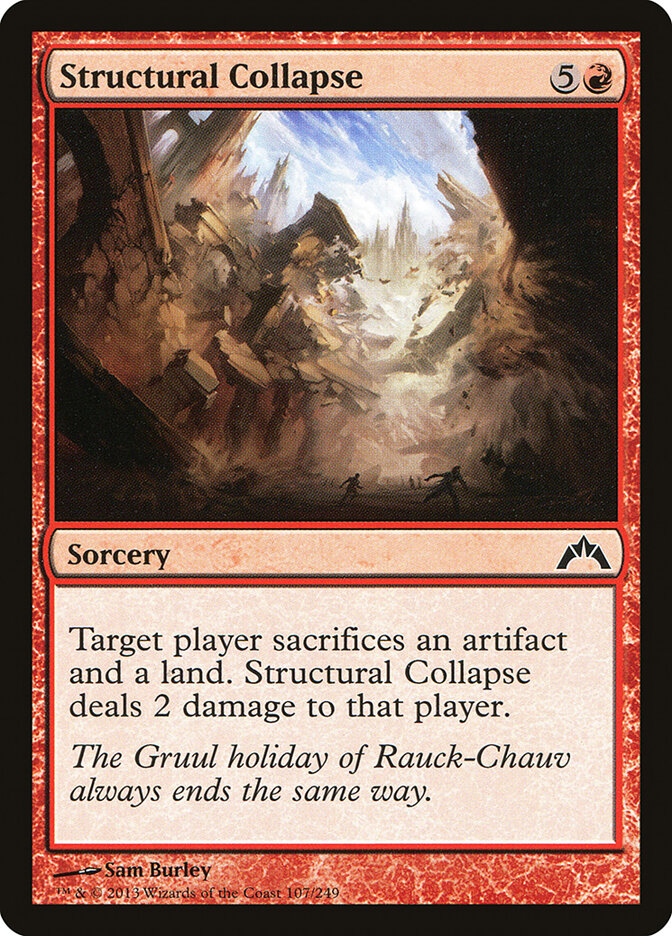 Structural Collapse 107 Common Gatecrash Magic: The Gathering Near Mint (NM) przód
