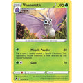 Venomoth 002/195 Uncommon Silver Tempest Pokemon Reverse Holo Near Mint (NM) przód
