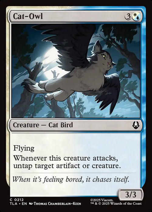 Cat-Owl 212 Common Avatar: The Last Airbender Magic: The Gathering Near Mint (NM) przód