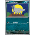 Poochyena 105/162 Common Temporal Forces Pokemon Near Mint (NM) przód