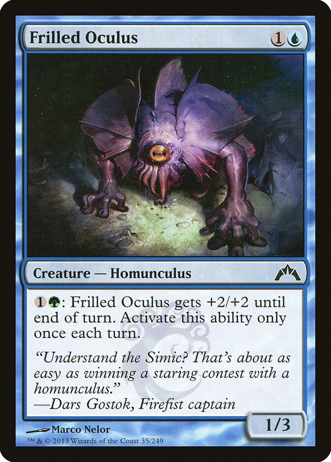 Frilled Oculus 35 Common Gatecrash Magic: The Gathering Near Mint (NM) przód