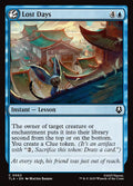 Lost Days 62 Common Avatar: The Last Airbender Magic: The Gathering Near Mint (NM) przód