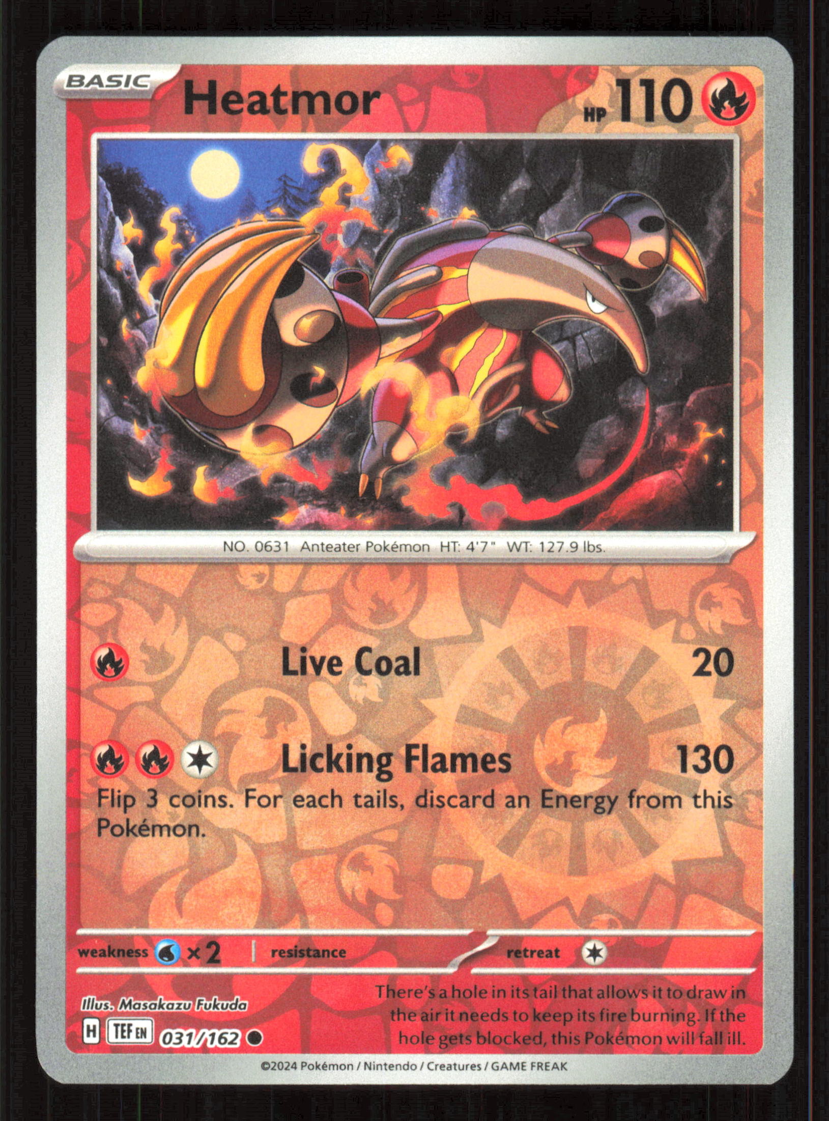 Heatmor Common SV05: Temporal Forces 031/162 Near Mint (NM) — przód