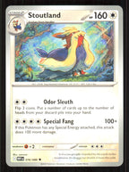 Stoutland Uncommon SV: White Flare 076/086 Near Mint (NM) — przód