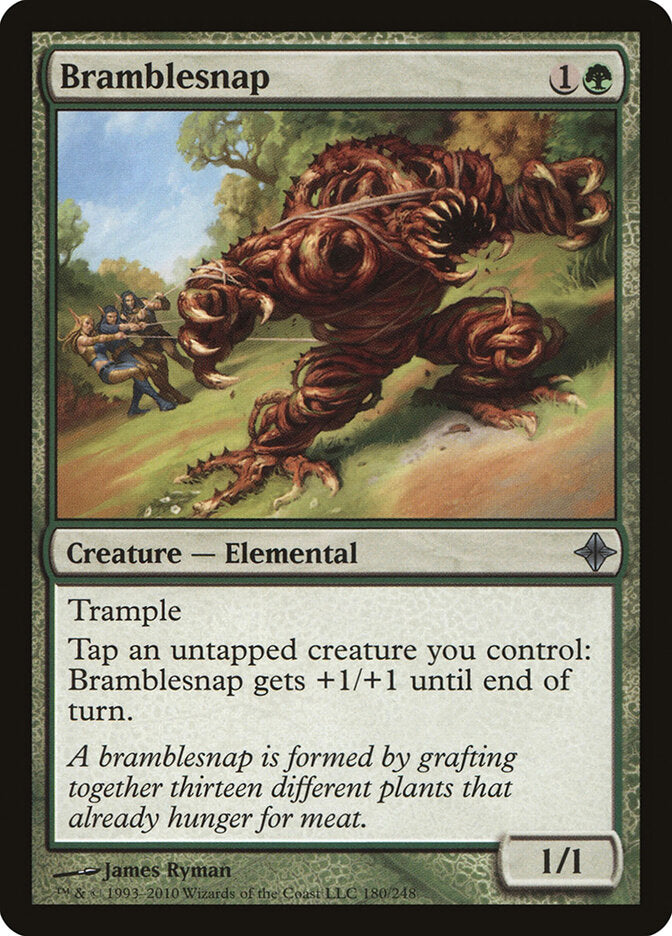 Bramblesnap 180 Uncommon Rise of the Eldrazi Magic: The Gathering Lightly Played (LP) przód