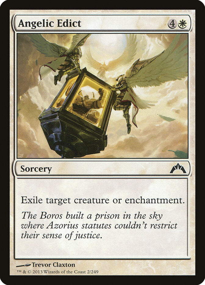 Angelic Edict 2 Common Gatecrash Magic: The Gathering Near Mint (NM) przód