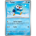 Piplup 027/094 Common Phantasmal Flames Pokemon Reverse Holo Near Mint (NM) przód