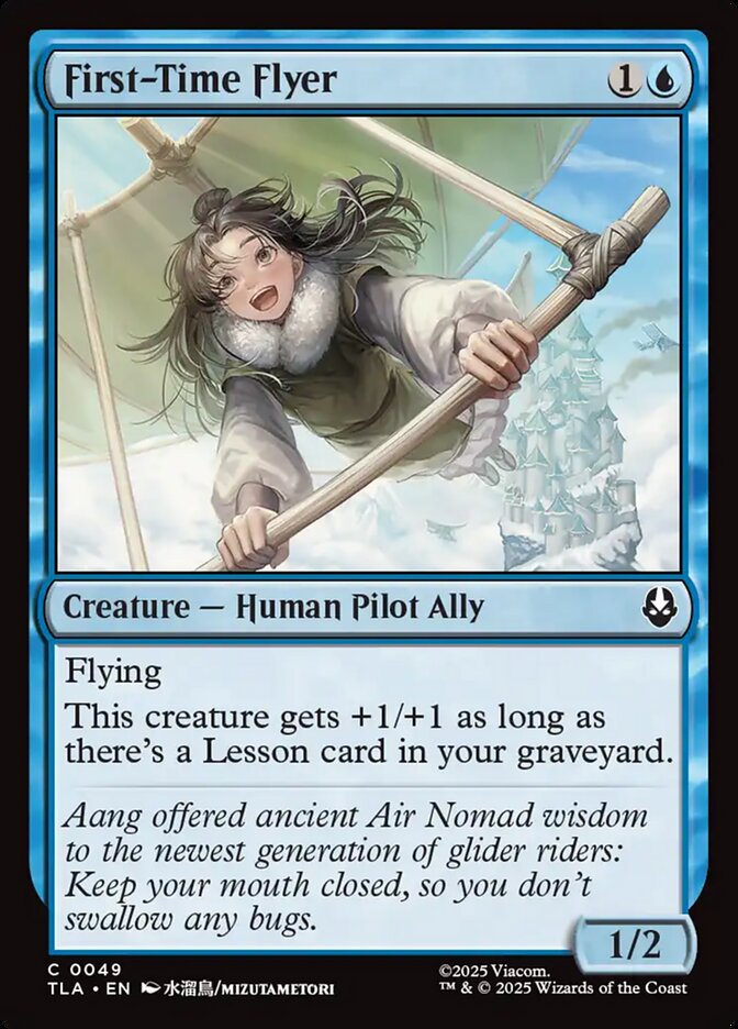 First-Time Flyer 49 Common Avatar: The Last Airbender Magic: The Gathering Near Mint (NM) przód