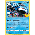 Kyogre 003/025 Rare Celebrations Pokemon Holo Near Mint (NM) przód