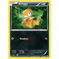Scraggy 68/114 Common Black &amp; White Pokemon Lightly Played (LP) przód