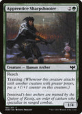 Apprentice Sharpshooter 185 Common Innistrad: Crimson Vow Magic: The Gathering Near Mint (NM) przód