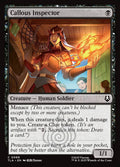 Callous Inspector 89 Common Avatar: The Last Airbender Magic: The Gathering Near Mint (NM) przód