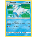 Swanna 60/236 Rare Cosmic Eclipse Pokemon Reverse Holo Lightly Played (LP) przód