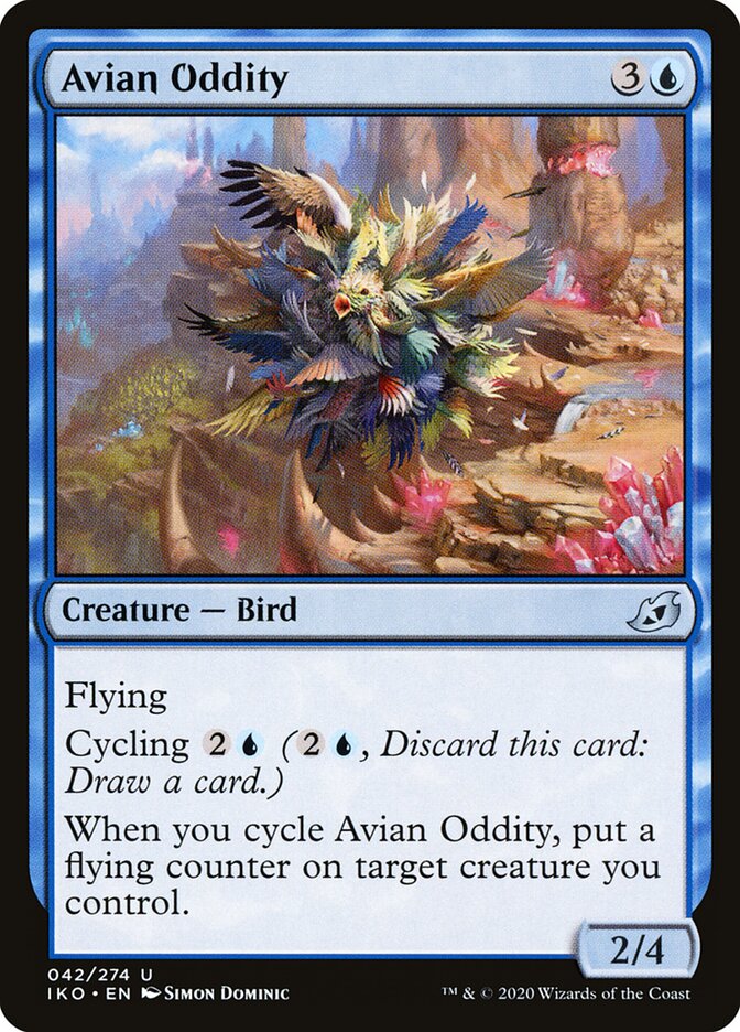 Avian Oddity 42 Uncommon Ikoria: Lair of Behemoths Magic: The Gathering Near Mint (NM) przód