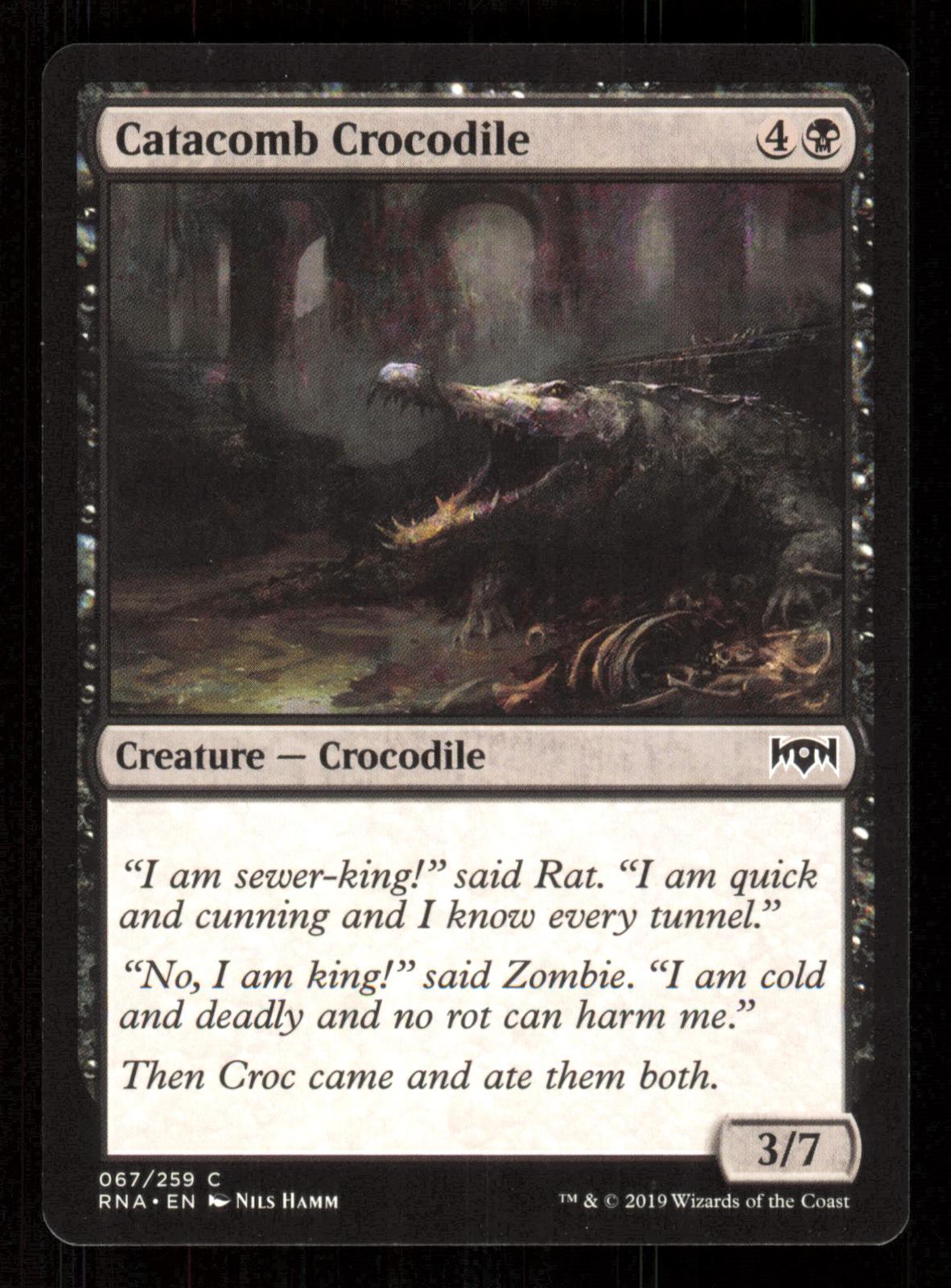 Catacomb Crocodile 67 Common The List Reprints Magic: The Gathering Near Mint (NM) przód