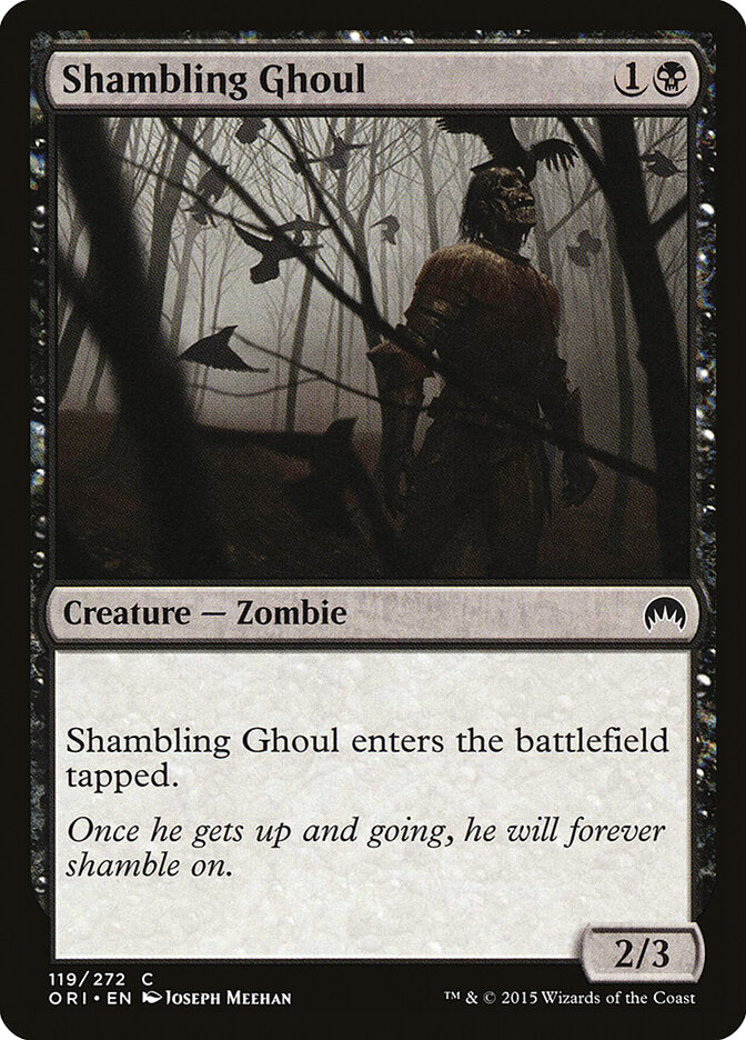 Shambling Ghoul 119 Common Magic Origins Magic: The Gathering Near Mint (NM) przód