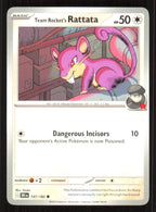 Team Rocket's Rattata Common SV10: Destined Rivals 147/182 Near Mint (NM) — przód