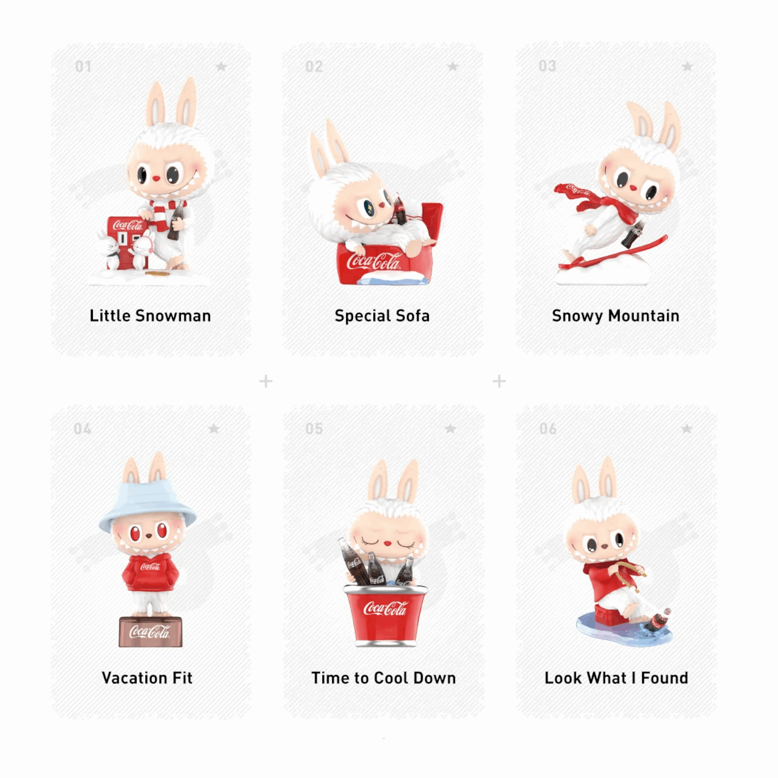 Pop Mart Labubu The Monsters Coca Cola Series Vinyl Face Sealed Case (6 Blind Box)