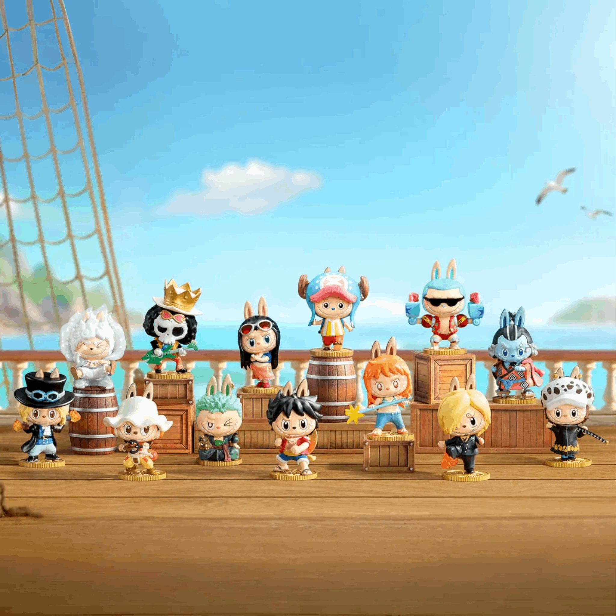 Pop Mart The Monsters x One Piece Series Sealed Case (12 Blind Boxes)