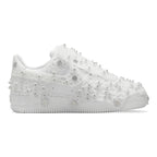 Nike Air Force 1 Low Swarovski Retroreflektierende Kristalle Weiß (Damen) - CV7668-100