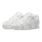 Nike Air Force 1 Low Swarovski Retroreflektierende Kristalle Weiß (Damen) - CV7668-100