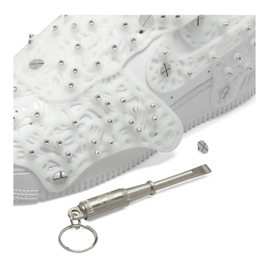 Nike Air Force 1 Low Swarovski Retroreflektierende Kristalle Weiß (Damen) - CV7668-100
